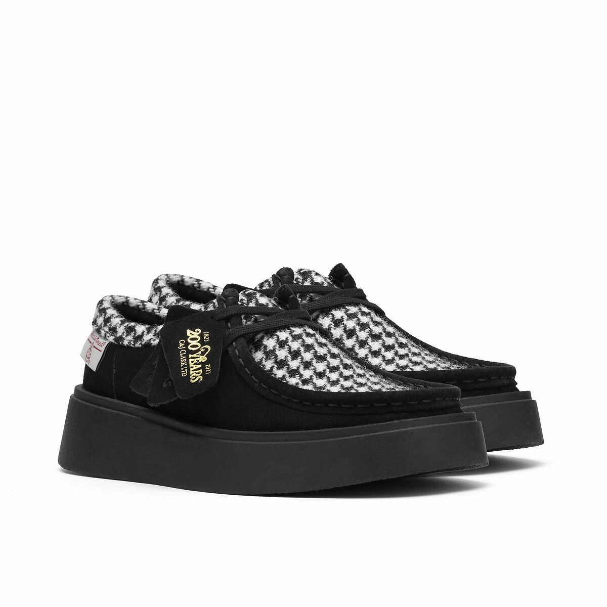Derbies Torview noir/blanc, CLARKS