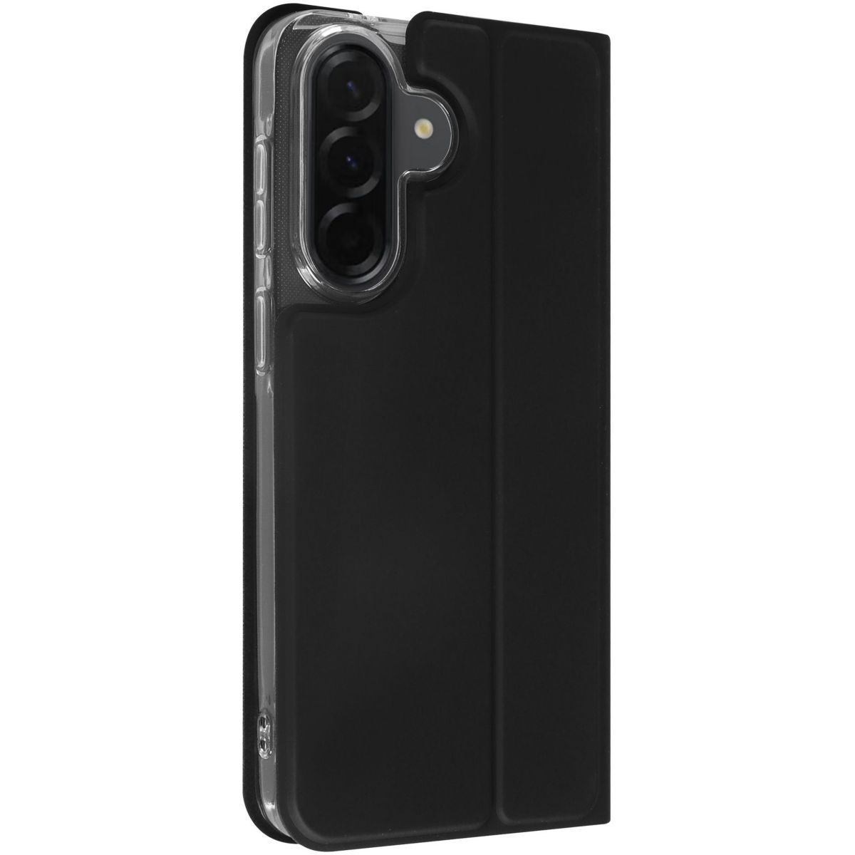 Coque intégrale Samsung Galaxy A37 folio Noir couleur unique, ESSENTIEL B