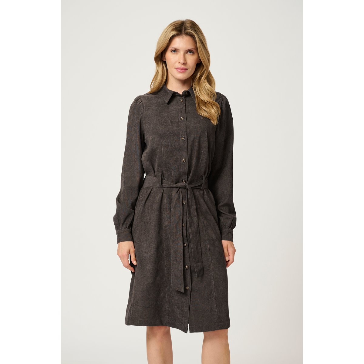 Dress marron major brown c., KAFFE