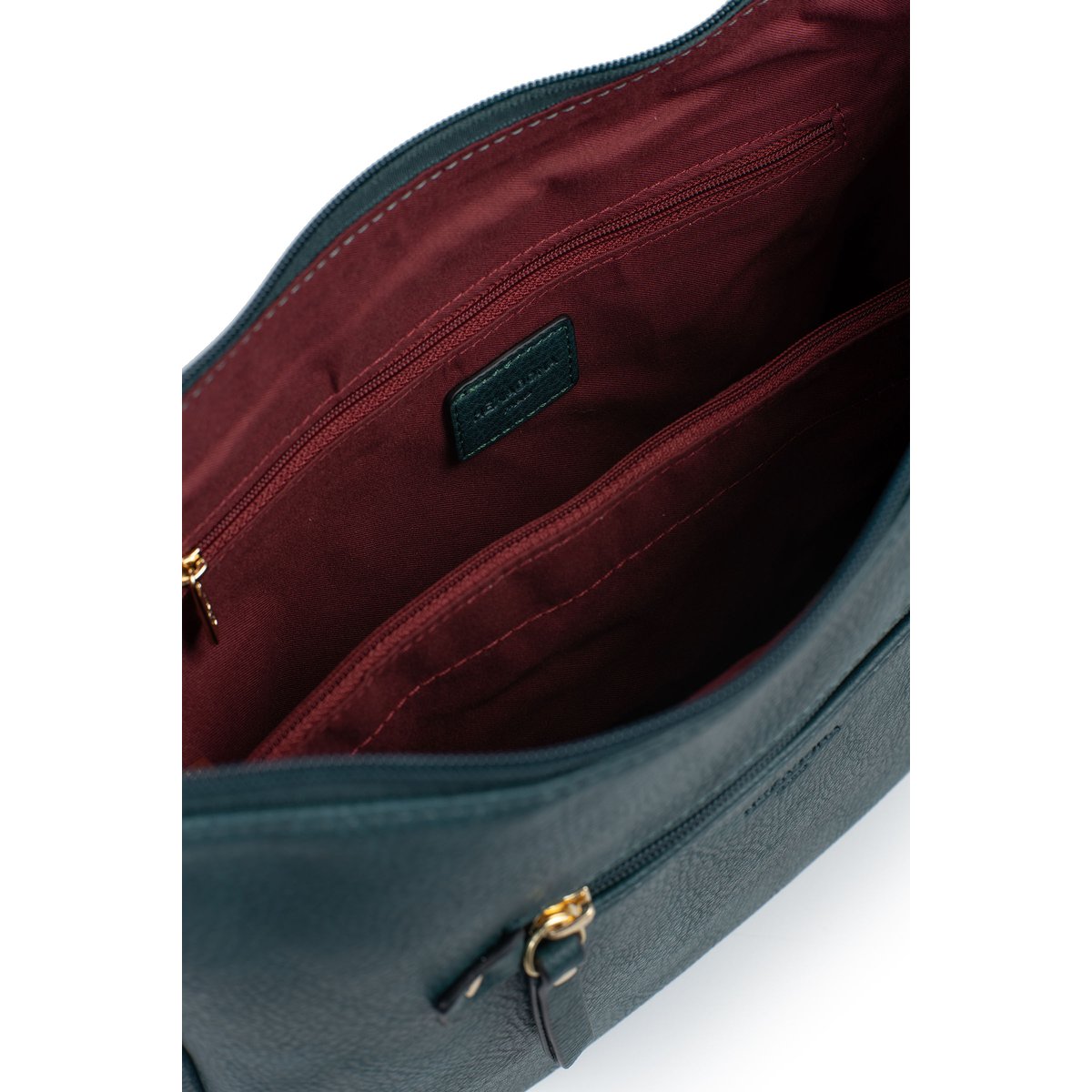 Sac porté travers TOSCANE bleu pétrole, HEXAGONA