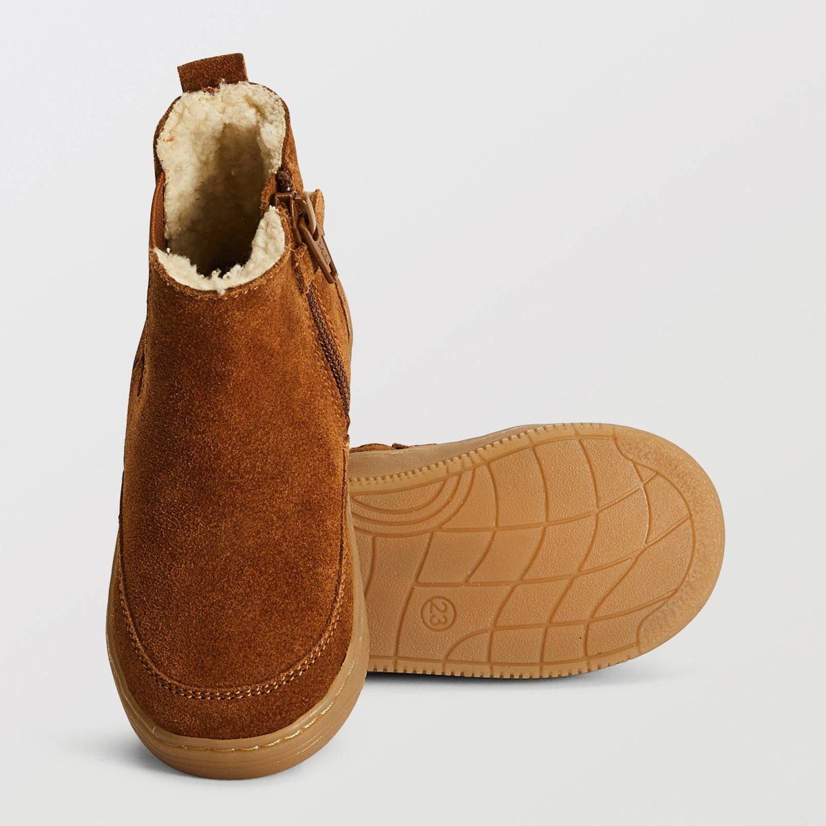 Bottines en cuir tan access, BOUT'CHOU