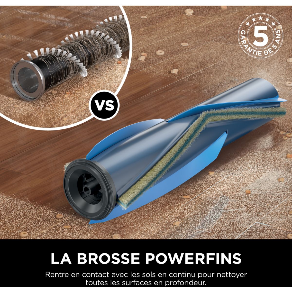 Aspirateur balai IZ380EUT PowerPro Pet avec brosse motorisée pour poils d’animaux couleur unique, SHARK