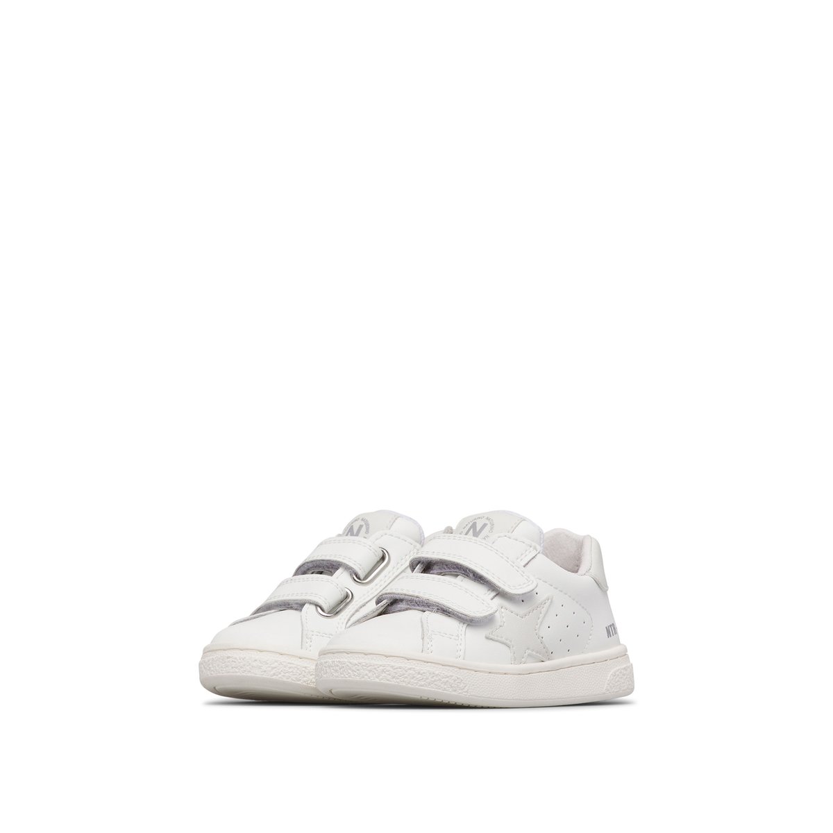 Baskets en cuir PINN VL. blanc-, NATURINO