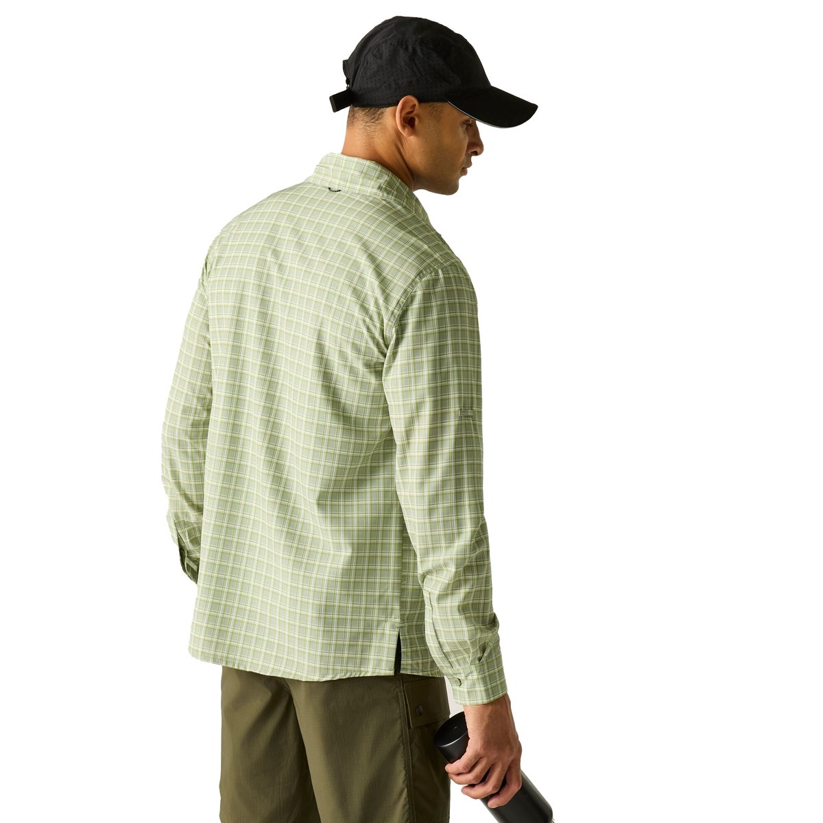 Chemise de voyage motif/style à carreaux sauge clair, REGATTA