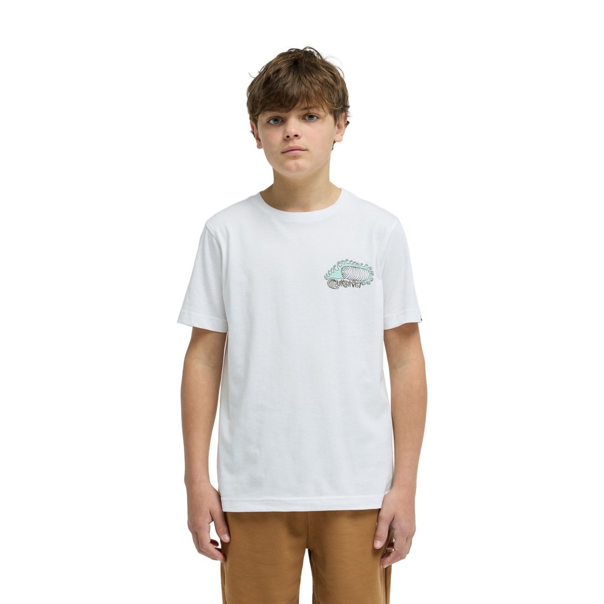 T-Shirt à manches courtes SKELETON RIDE blanc white, QUIKSILVER