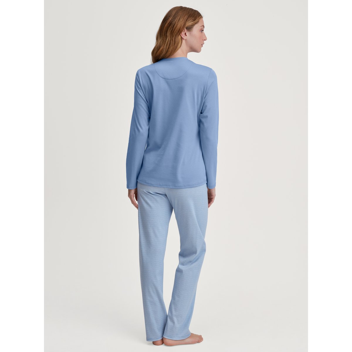 Pyjama manches longues Coton MIDNIGHT STRIPES scandinavian, CALIDA