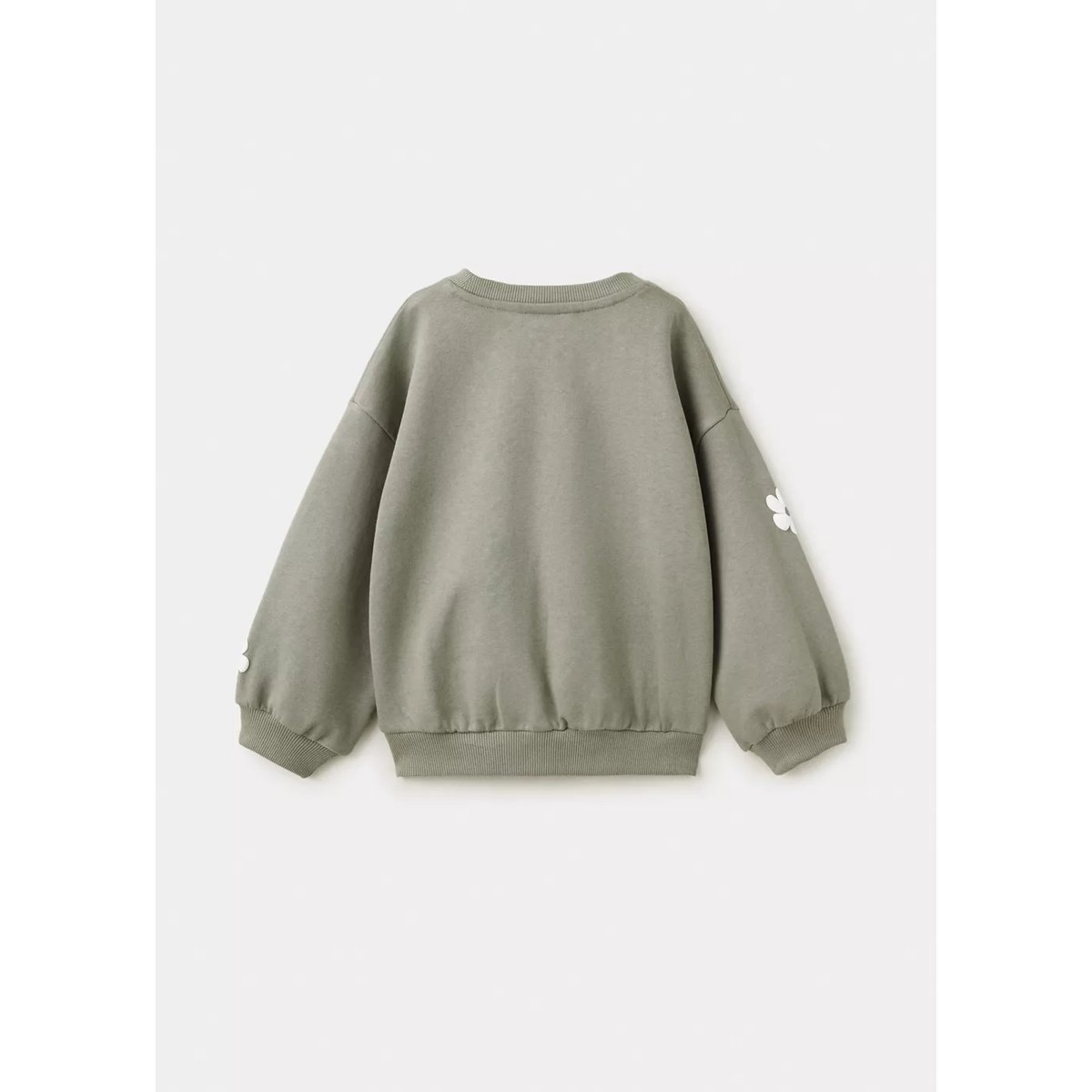 Sweat-shirt coton imprimé vert forêt, MANGO BABY