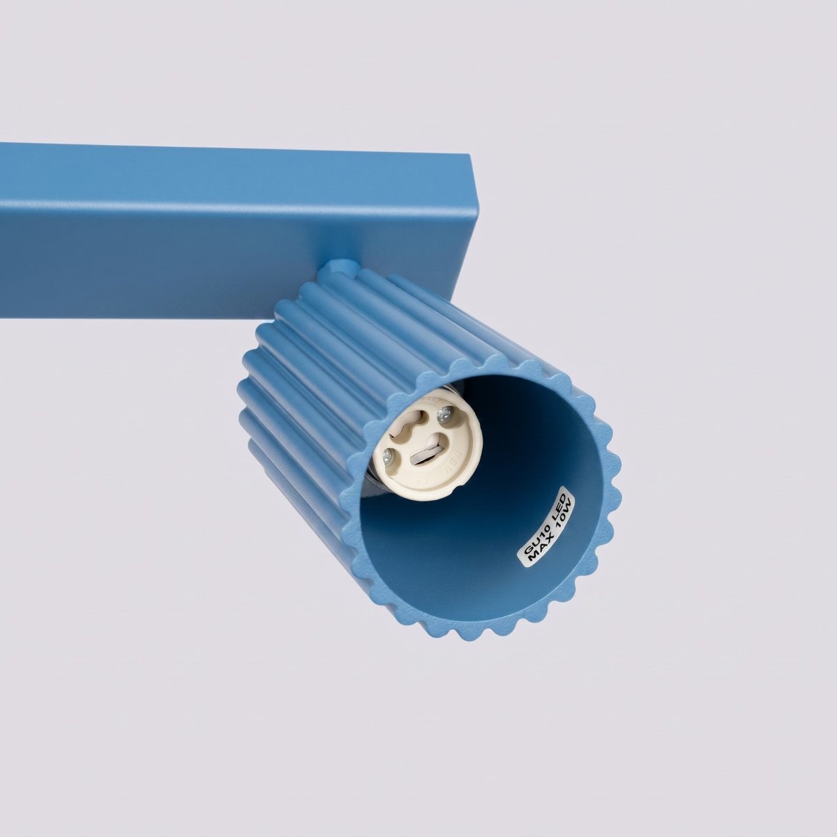 Plafonnier Aluminium Bleu GU10 4 KARBON bleu, EDEN