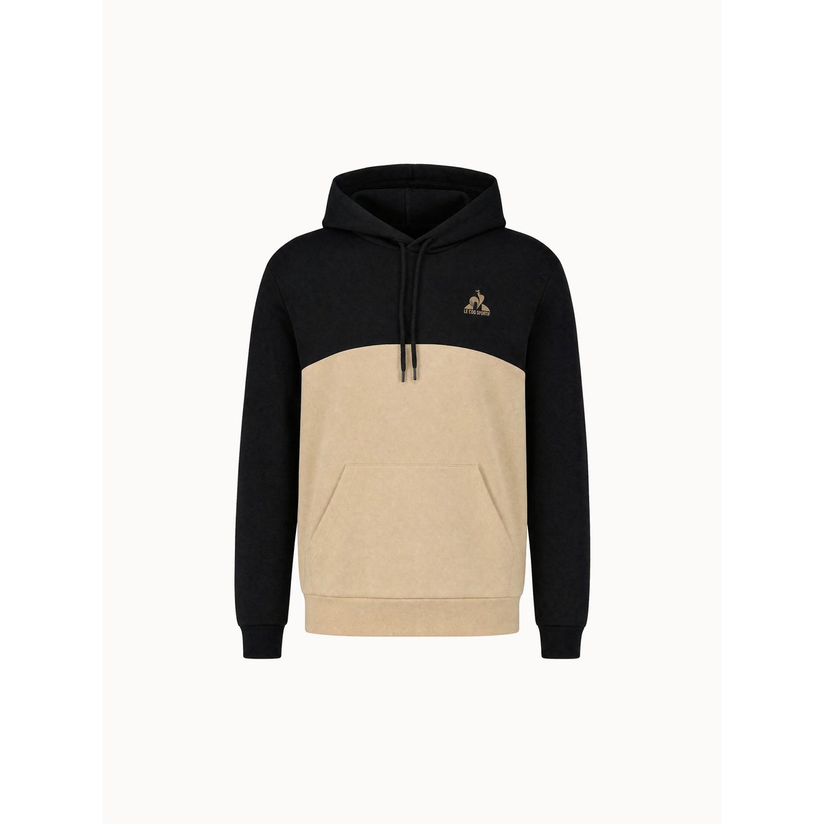 Sweat à capuche en double face colorblock NOEL black, LE COQ SPORTIF