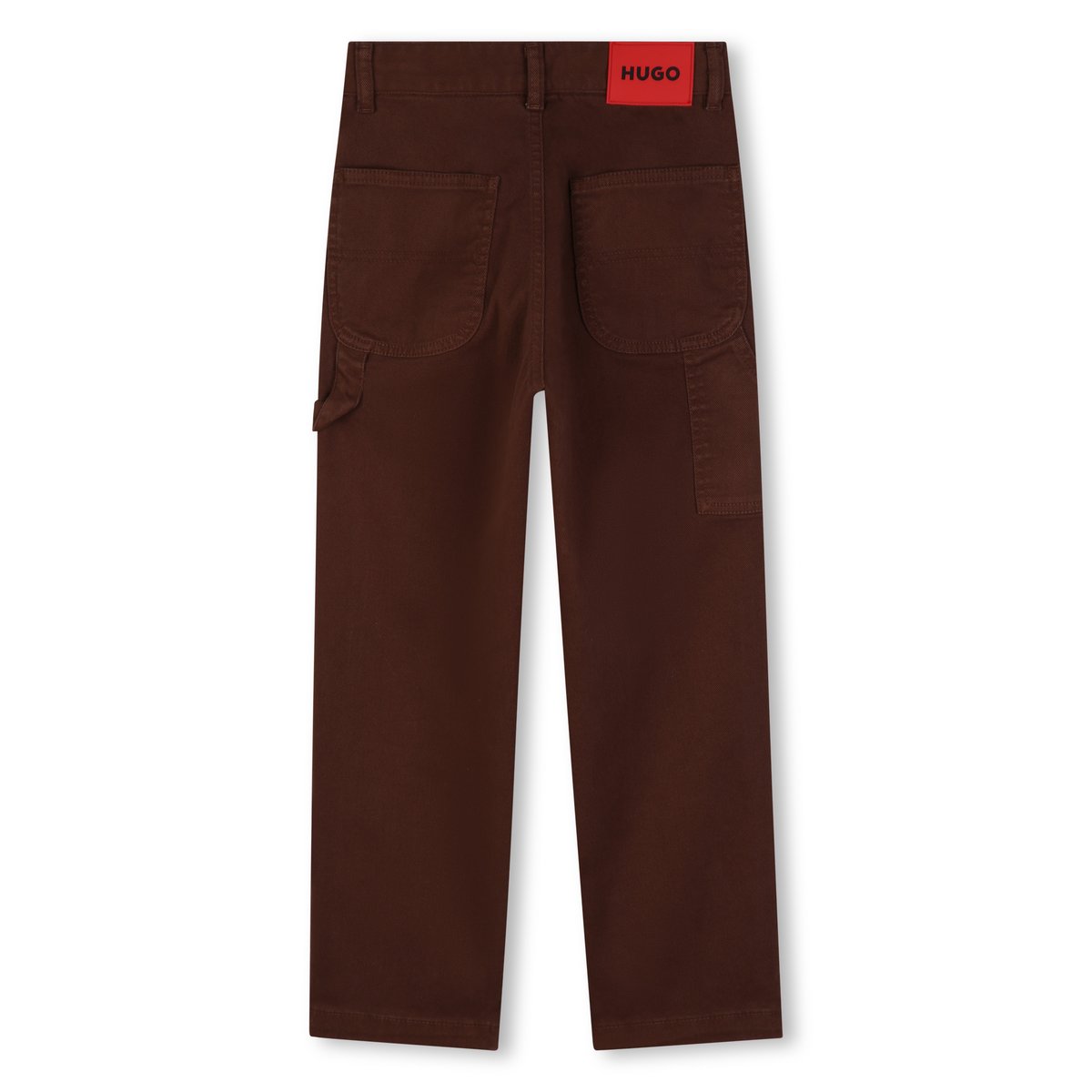 Pantalon en coton chicory coffee, HUGO KIDSWEAR