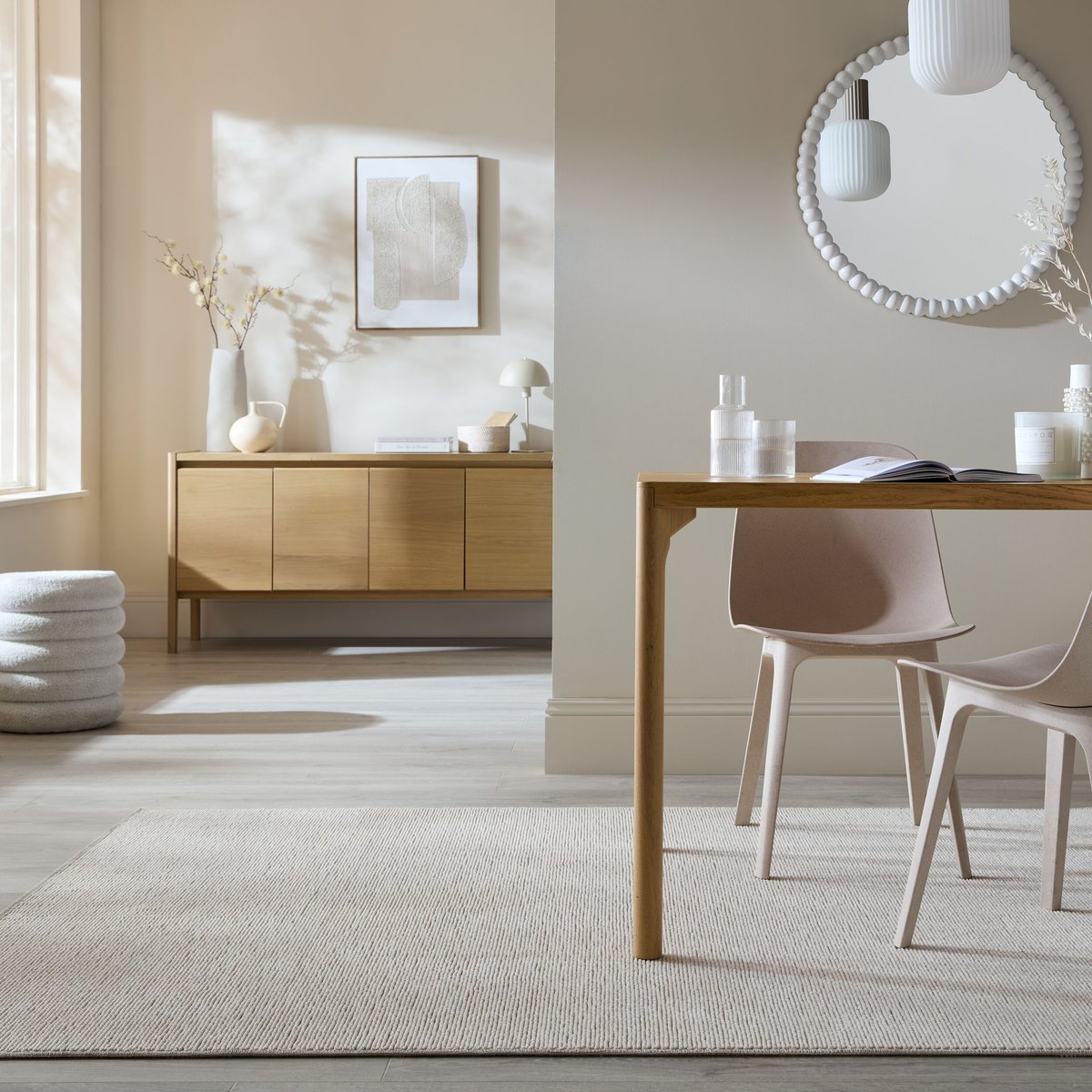 Tapis lavable LINEAR gris, FLAIR RUGS