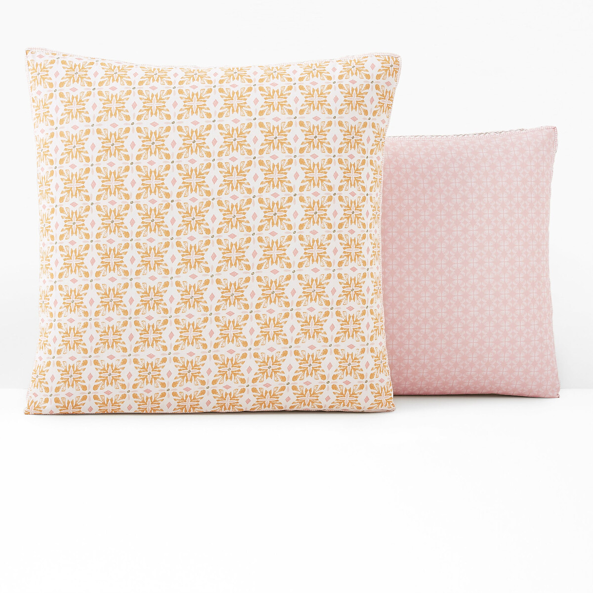 Pink geometric pillow best sale