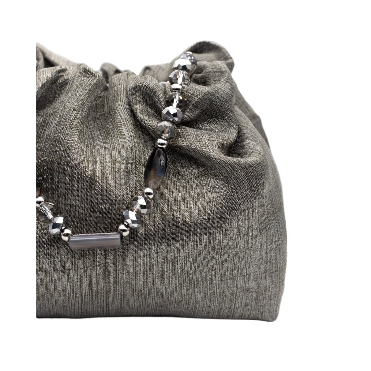 Sac à main avec poignée en pierre JOY plateado, THE-ARE