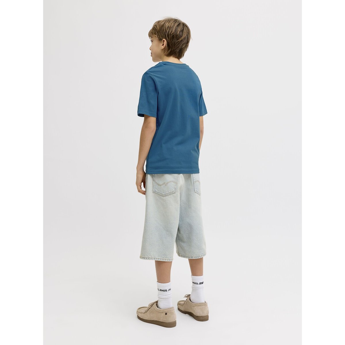 T-shirt maniche corte blu marino, JACK & JONES JUNIOR