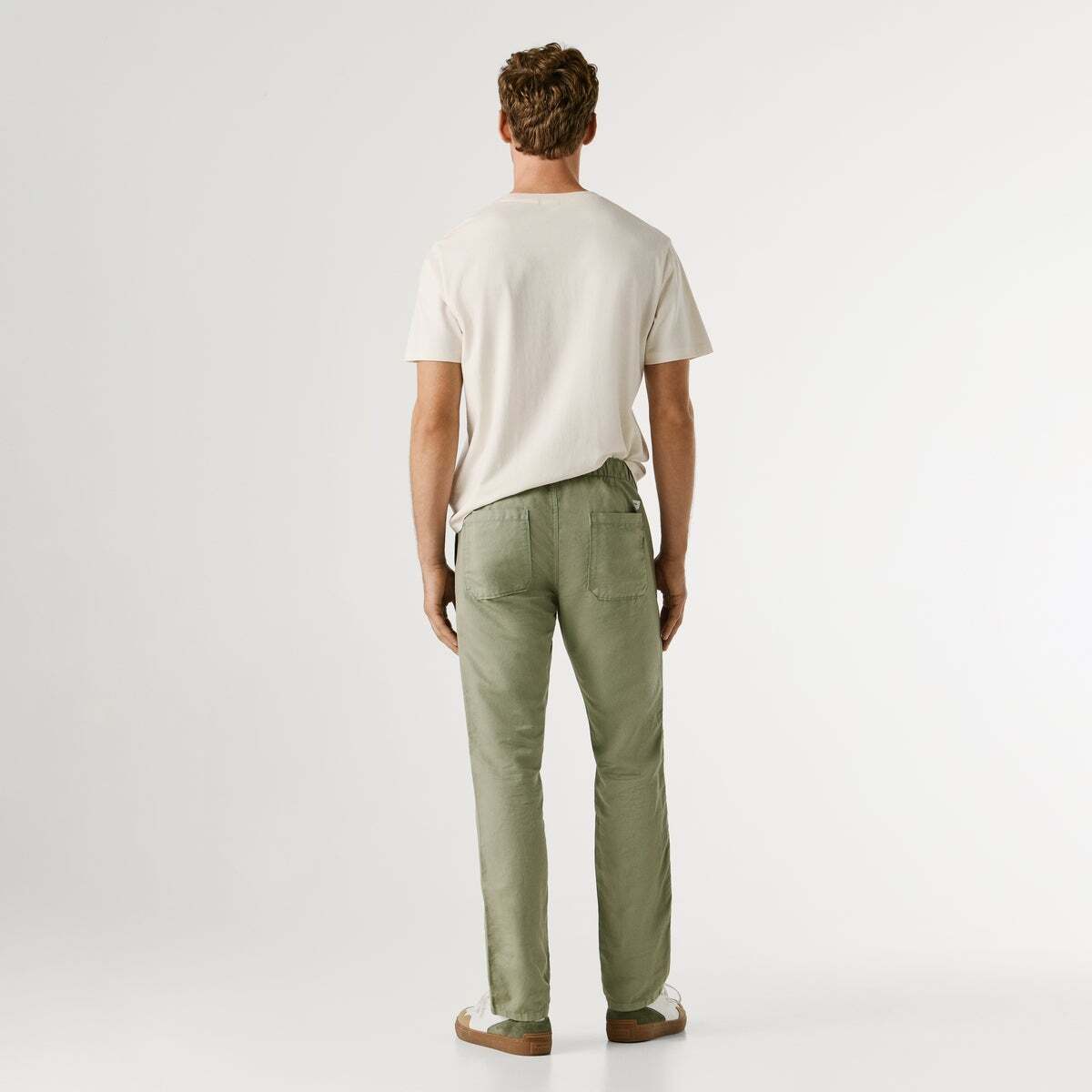 Pantalon Chino Avec Cordon Ajustable vert palmier, PEPE JEANS