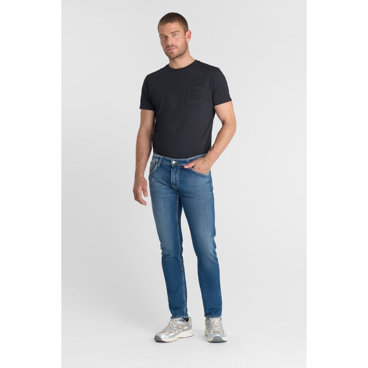 Jeans slim BLUE JOGG 700/11, longueur 34 blue, LE TEMPS DES CERISES