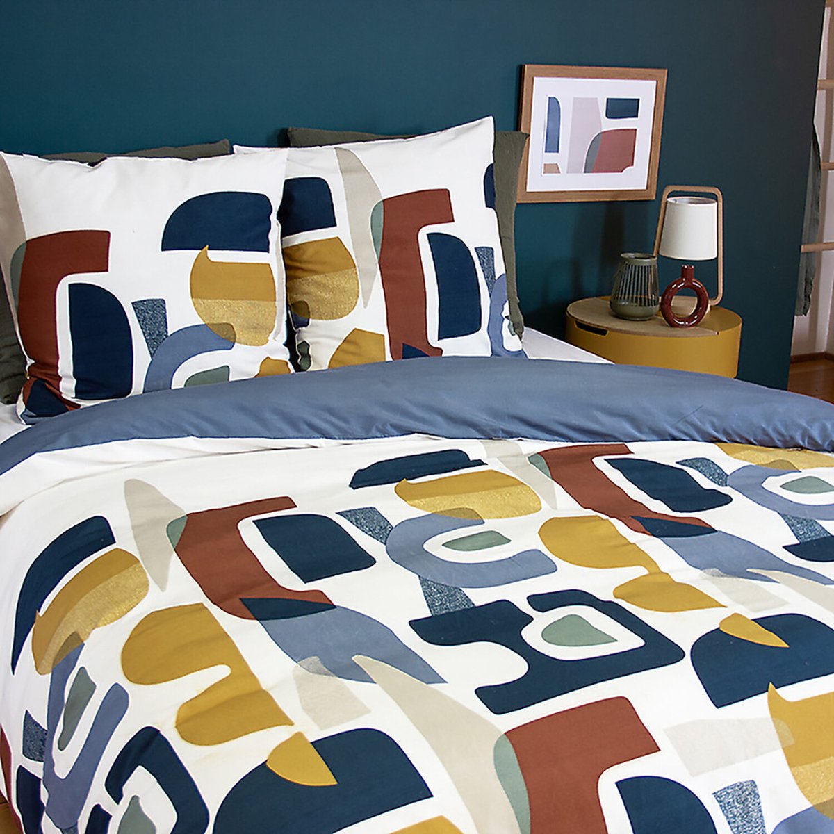 Parure housse de couette en microfibre imprimée, Kille imprime, C DESIGN HOME TEXTILE