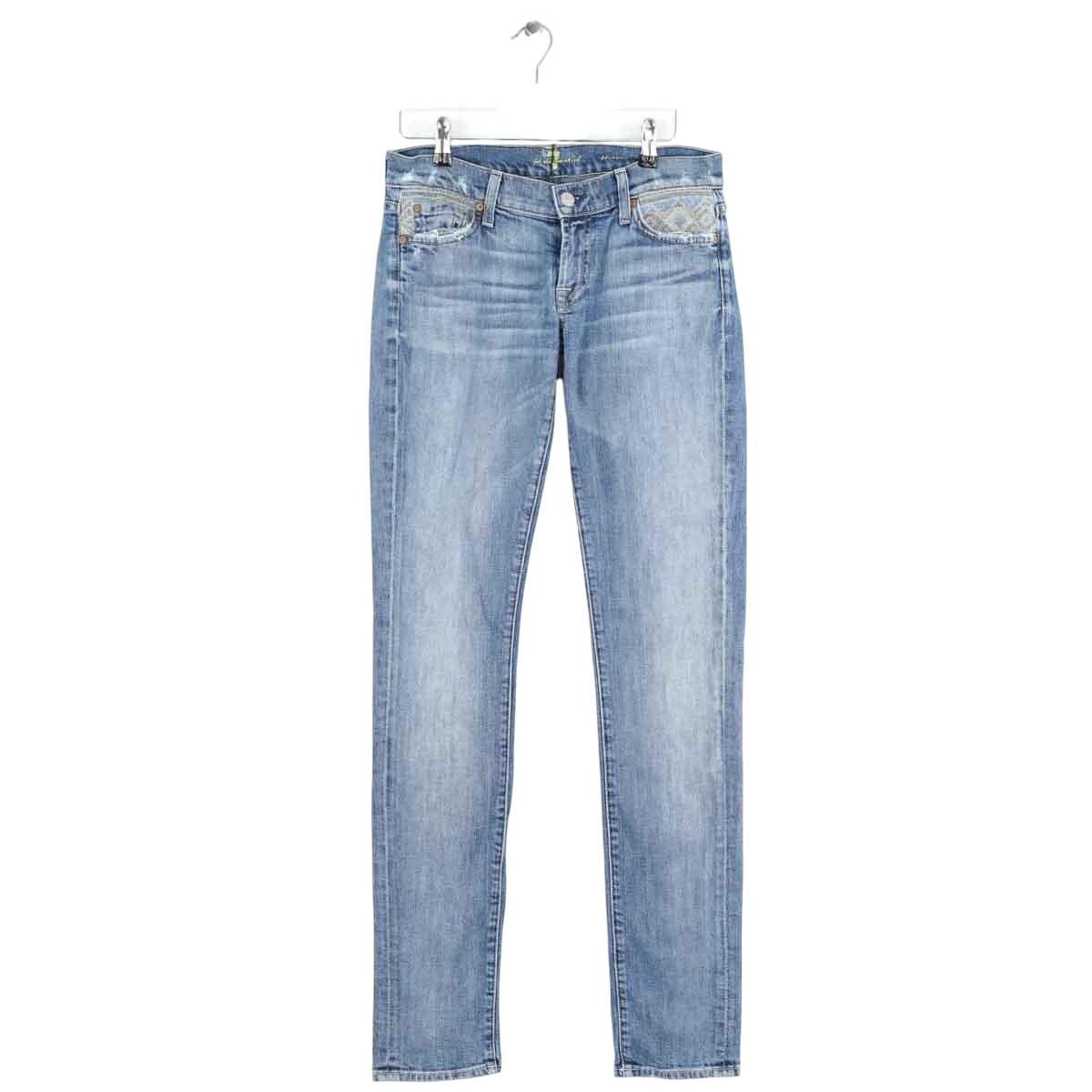 Jean slim - Très Bon État bleu, 7 FOR ALL MANKIND