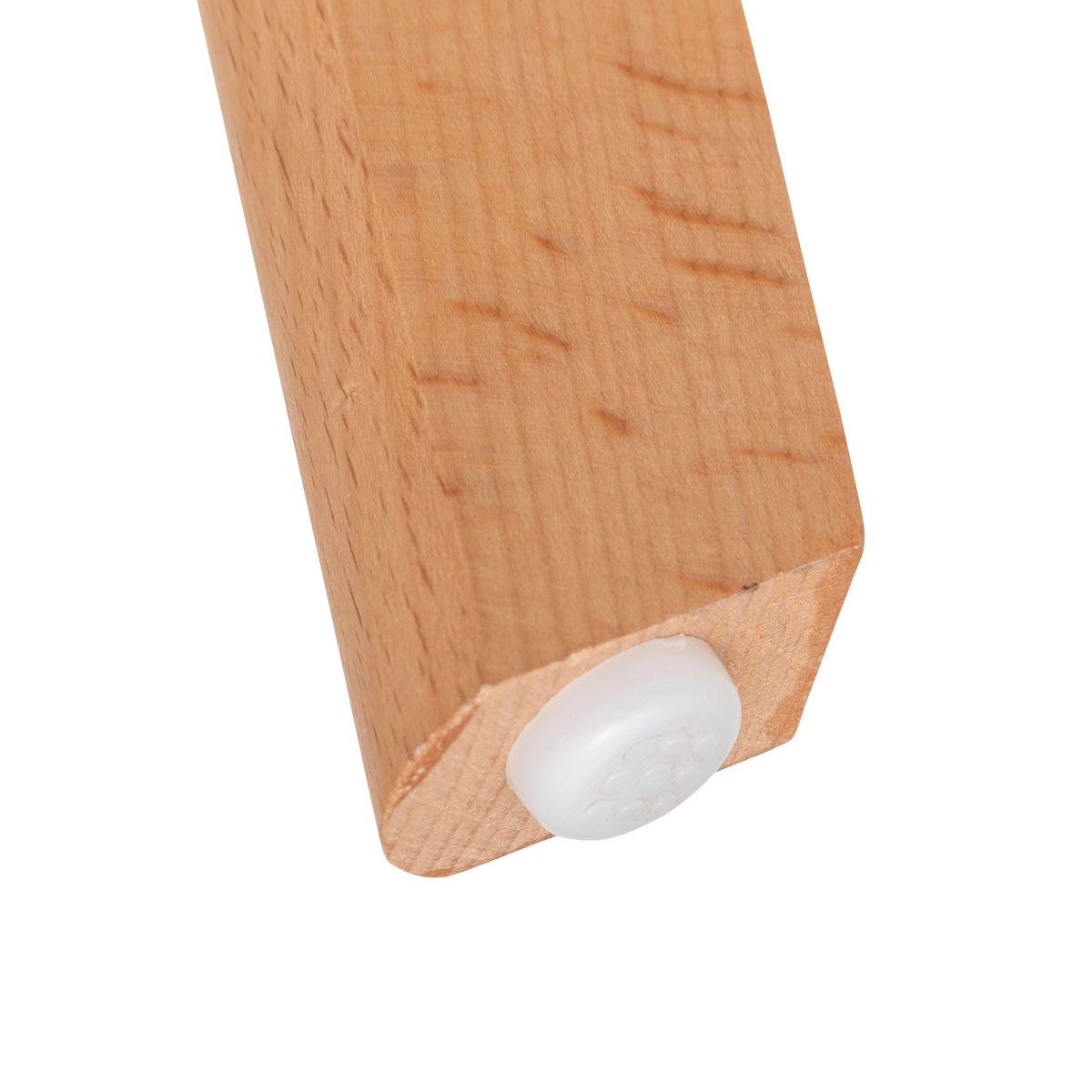 Chaise enfant design scandinave piètement hêtre BAYA blanc, ATMOSPHERA FOR KIDS