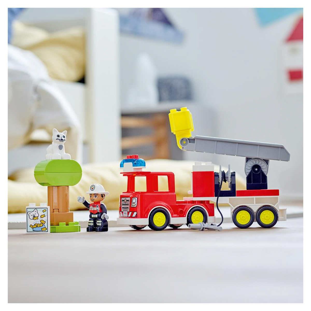 LEGO DUPLO - Camion de Pompiers Aventure - 10969 pour Enfants multicolore, LEGO
