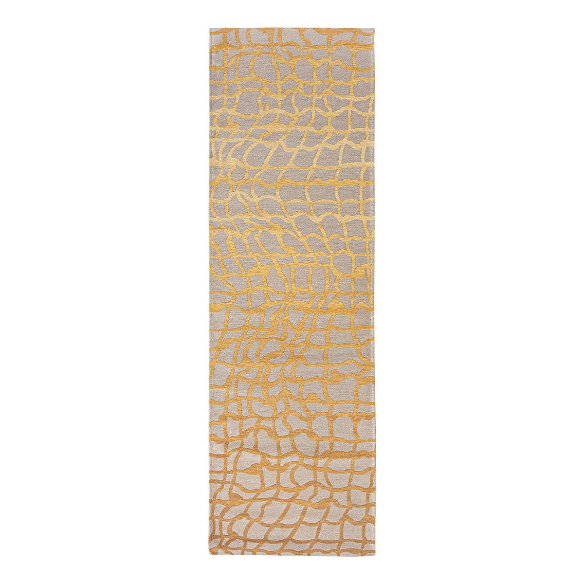 Tapis intérieur/extérieur tissé plat BEATLE jaune, NOVATREND