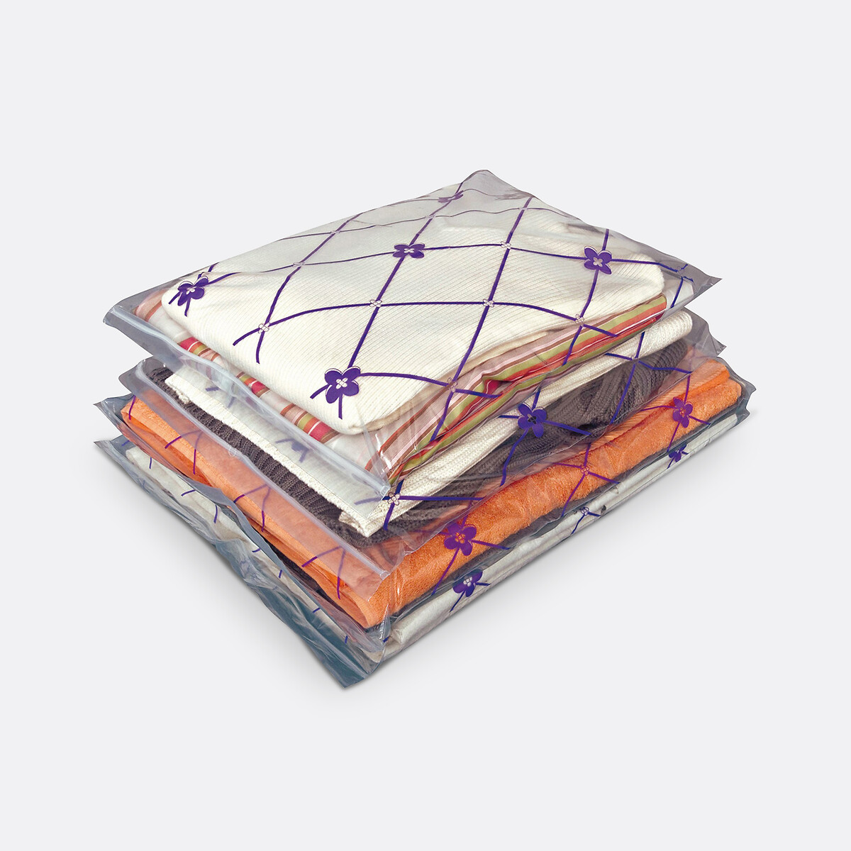 14er-Pack Mottenschutzhüllen Kirda violett, SO'HOME