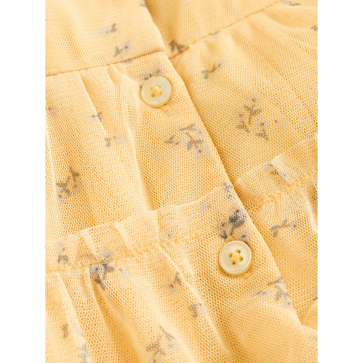 Robe en tulle bébé jaune à fleurs, NEXT