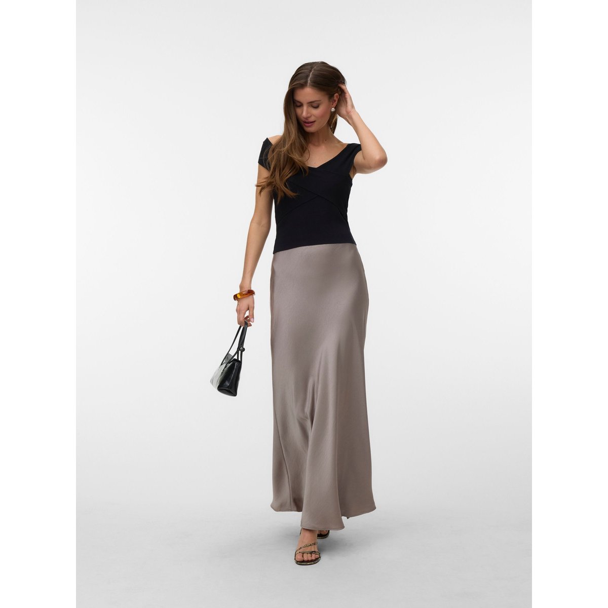 Jupe marron - moon rock, VERO MODA