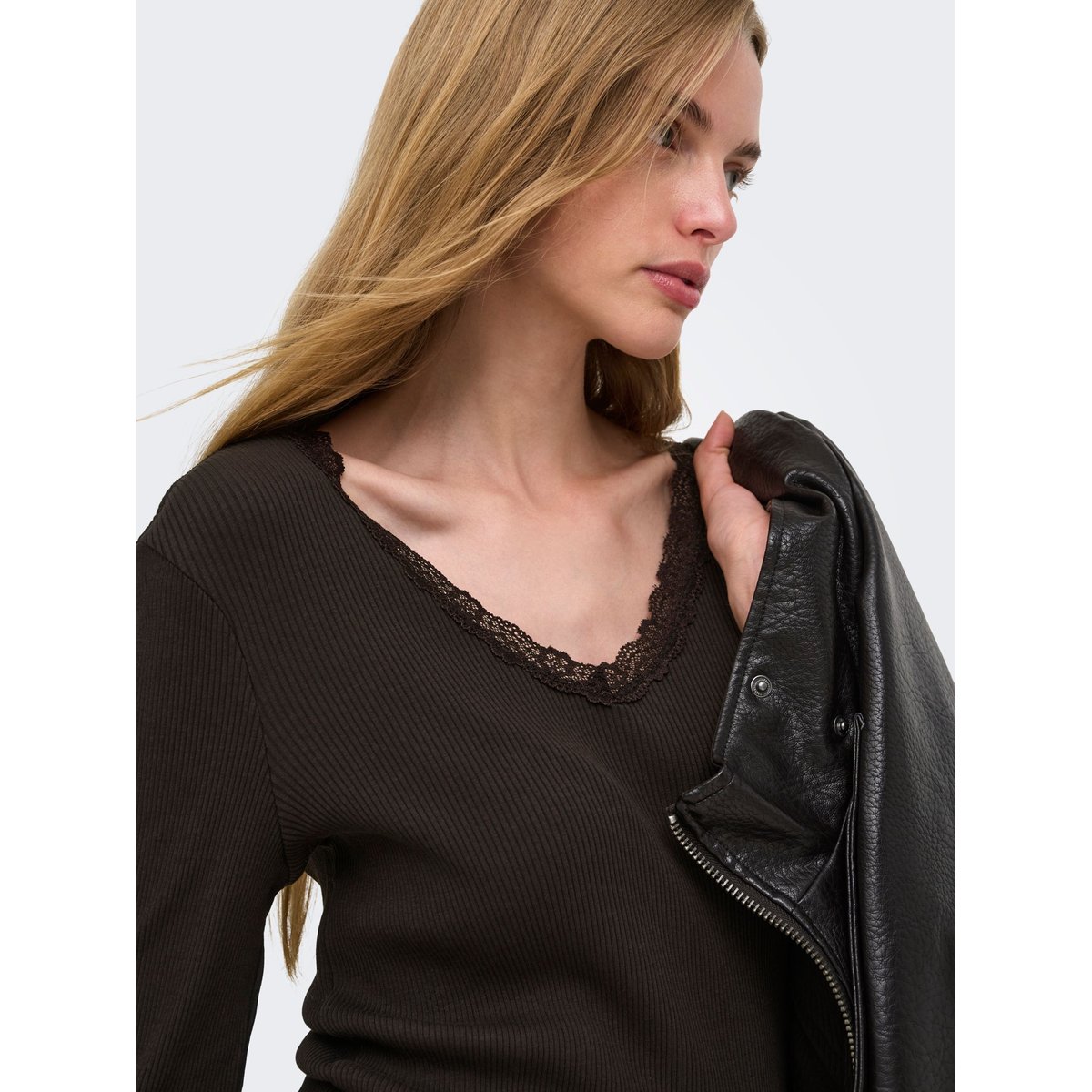 Blouse marron - chocolate torte 1, ONLY