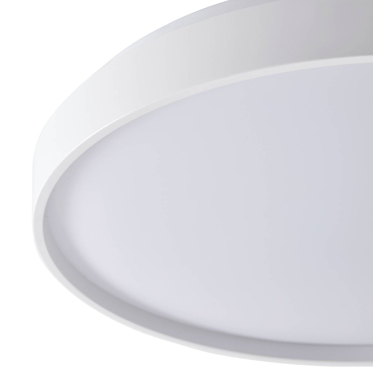 Plafonnier connecté  moderneLED, Mirren blanc, LINDBY