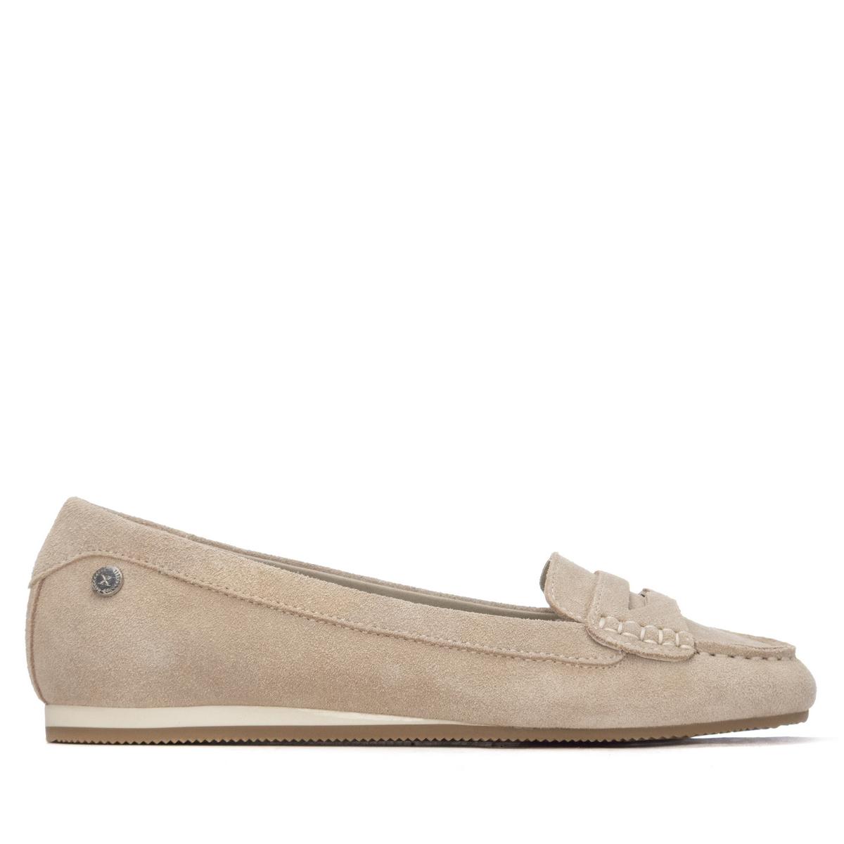 Chaussure Mocassin Plaine Décontractée beige, XTI