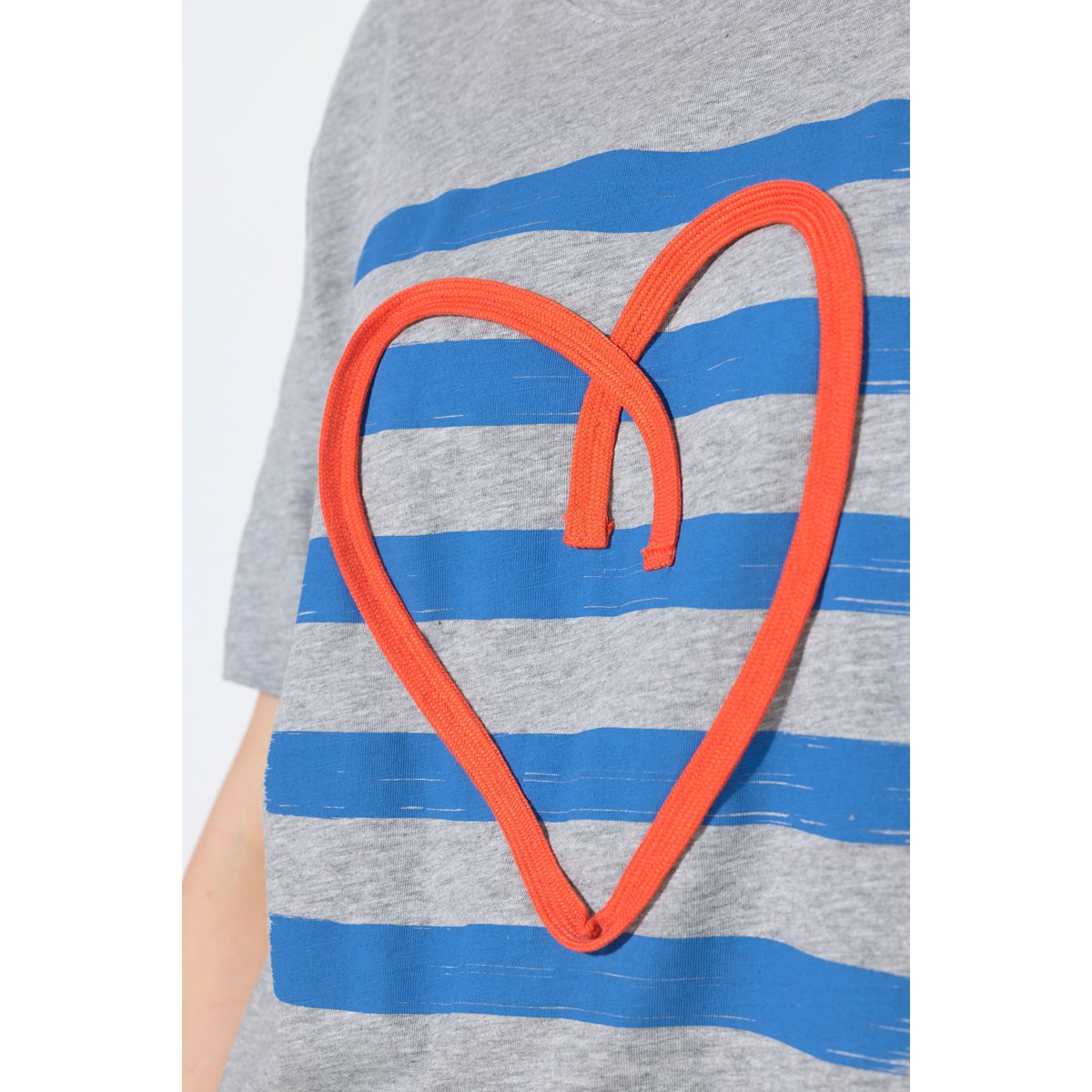 T-shirt coupe Classic Fit gris clair chiné, ULLA POPKEN