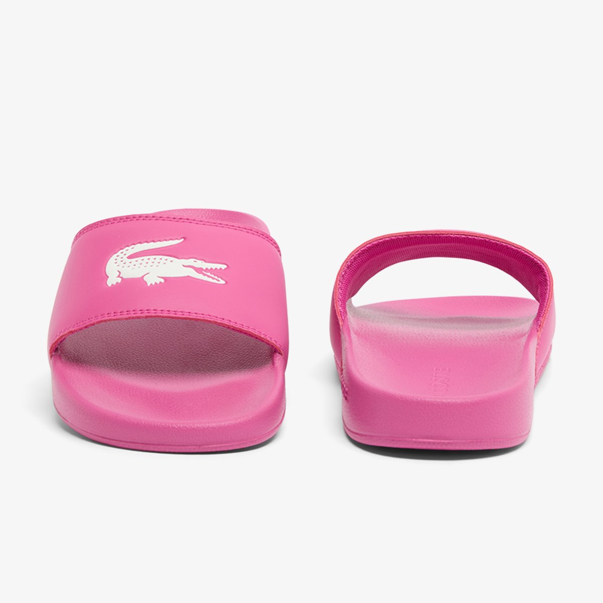Claquettes Serve Slides 0.0 femme rose-f50, LACOSTE