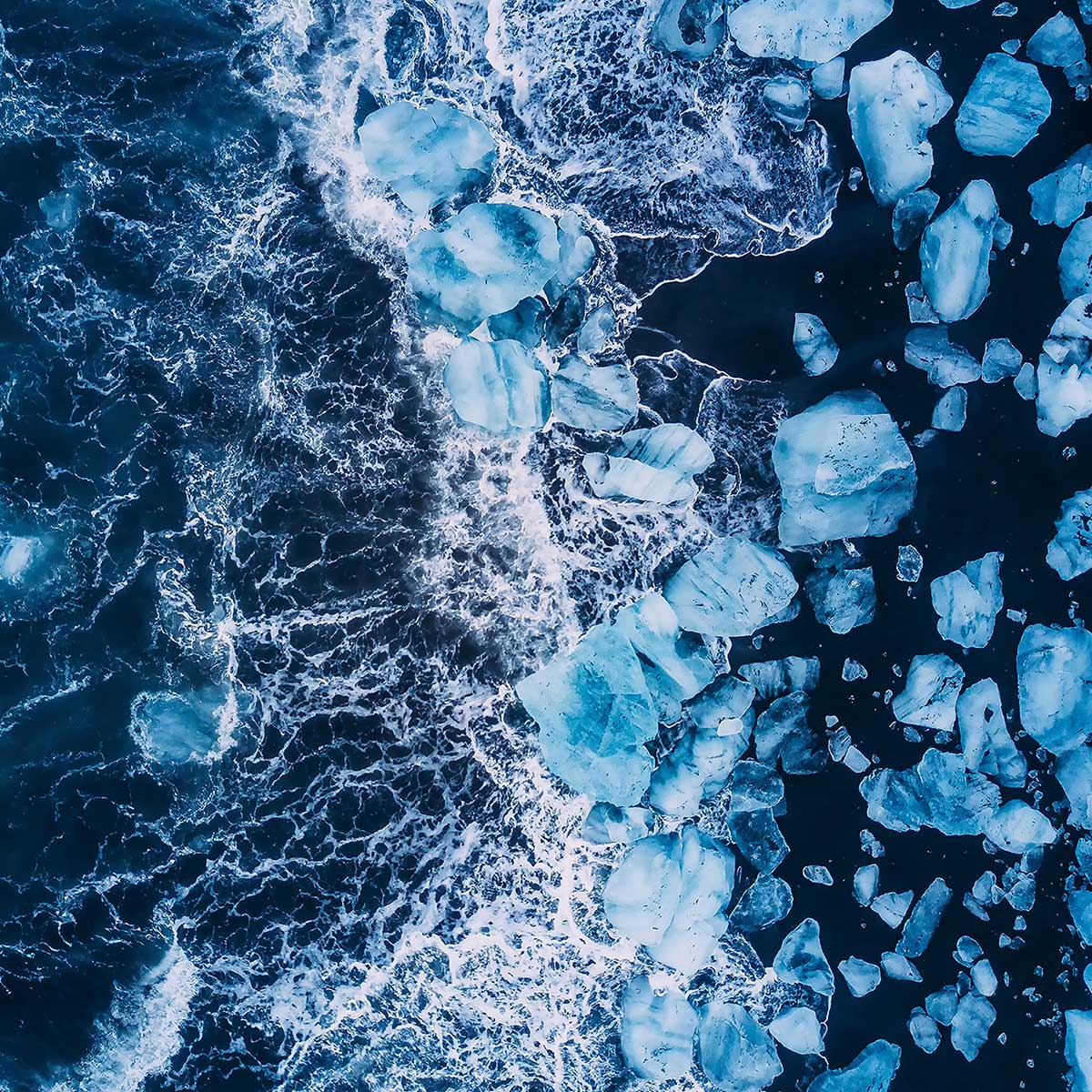 Tableau iceland diamond beach tableau alu dibond, HEXOA