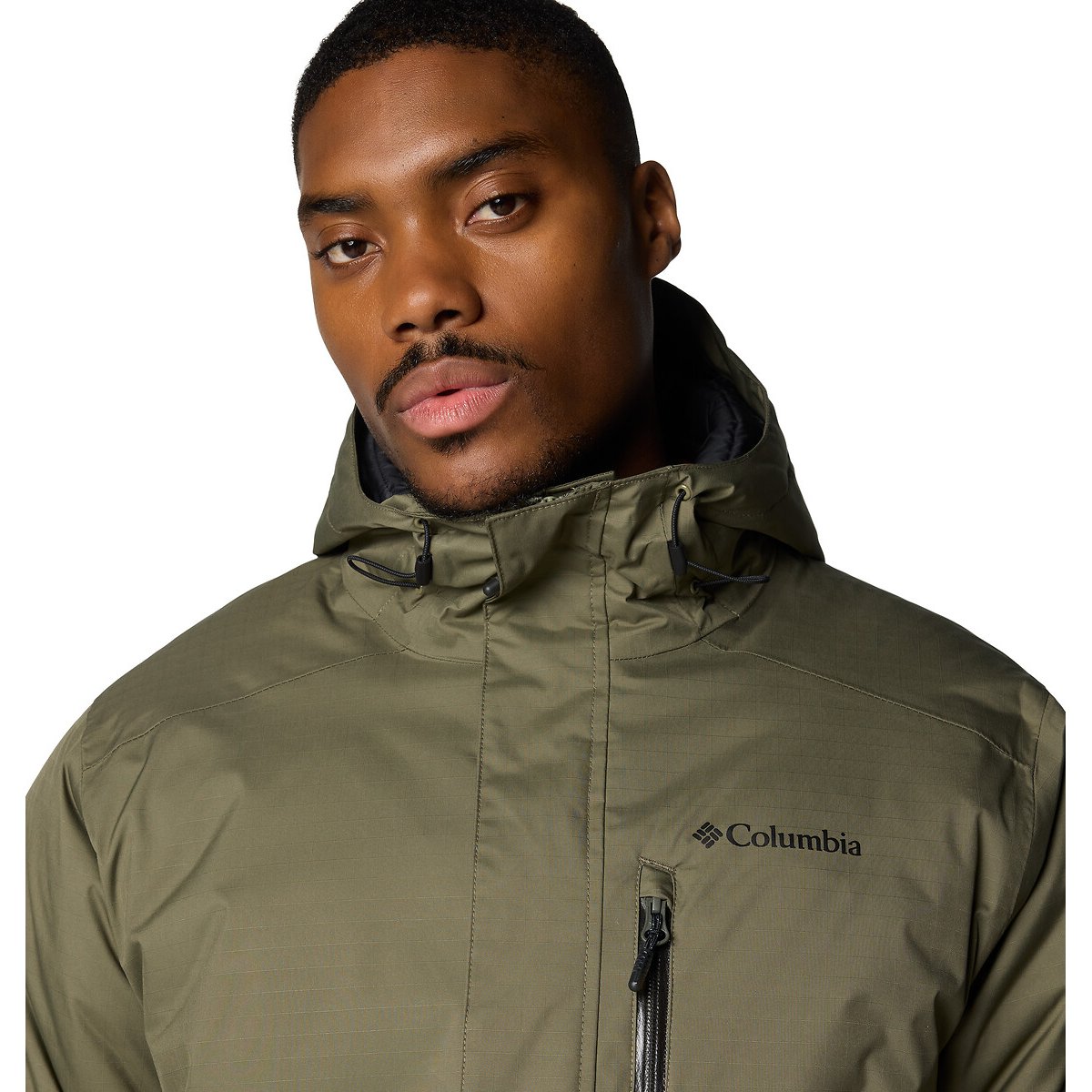 Chaqueta impermeable con aislamiento Oak Harbor verde, COLUMBIA