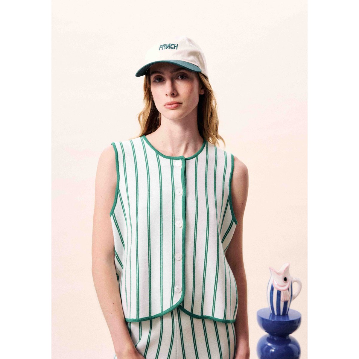 Cardigan NIAGARA vert, FRNCH