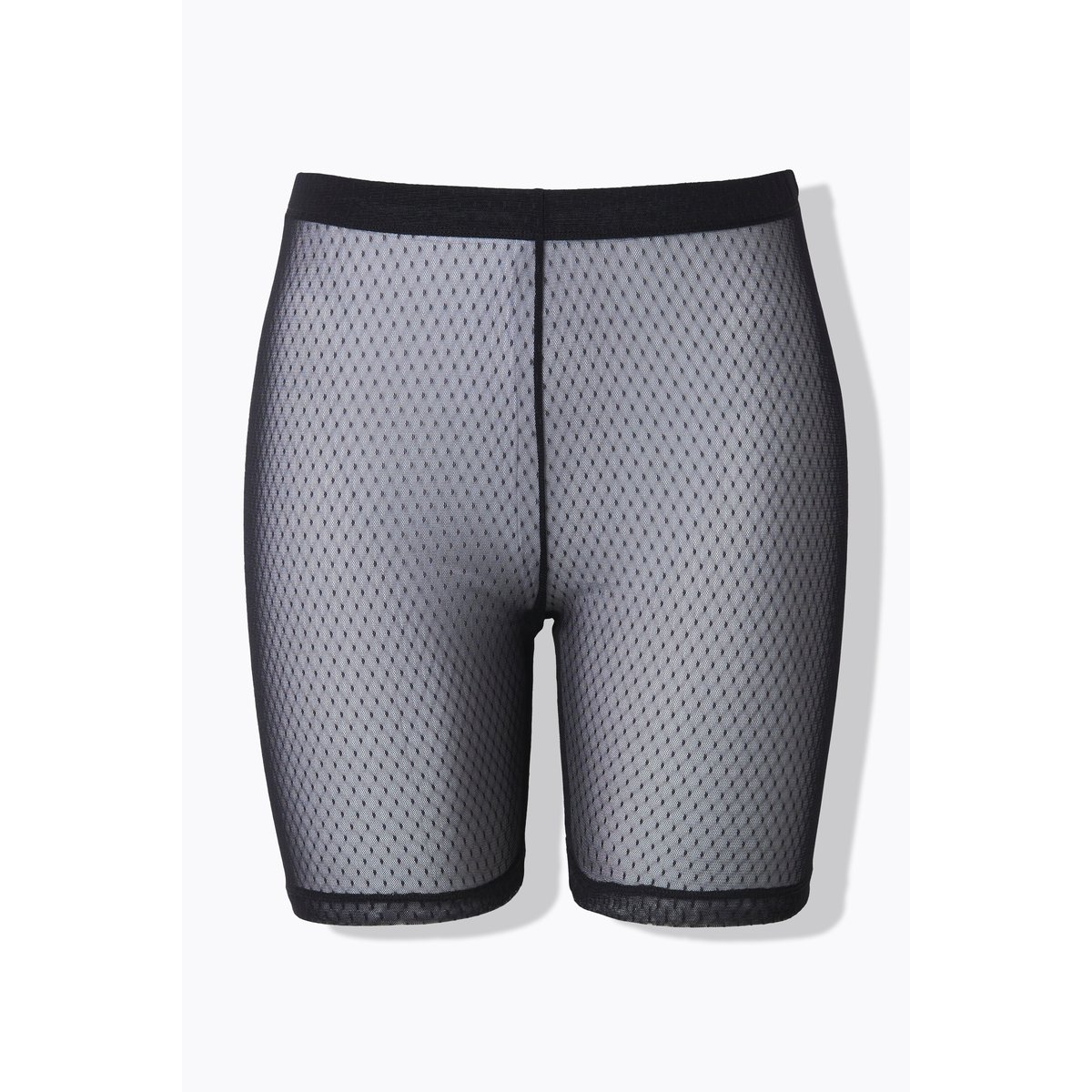 Panty en mesh. Motif à pois noir, ULLA POPKEN