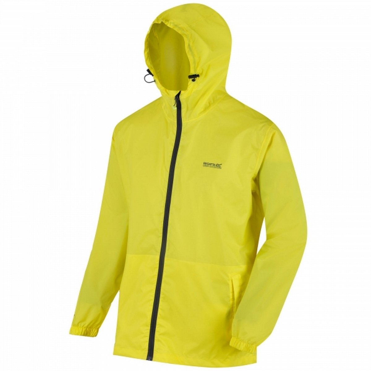 Veste imperméable unie à capuche PACK IT bleu clair, REGATTA