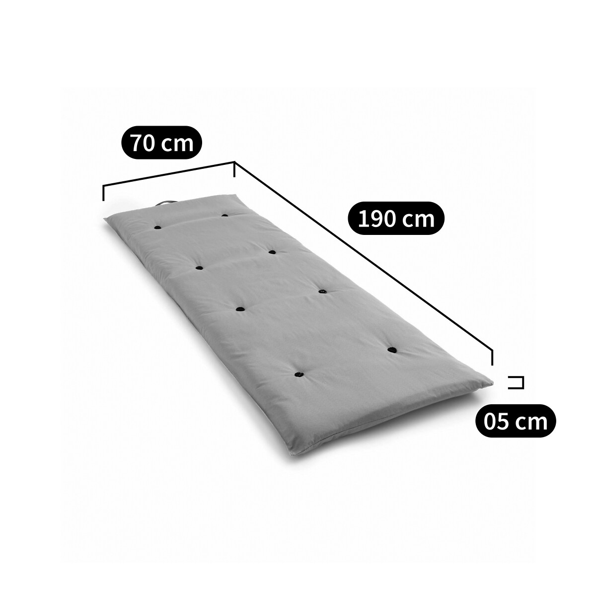 Futon portatile eucalyptus, LA REDOUTE INTERIEURS
