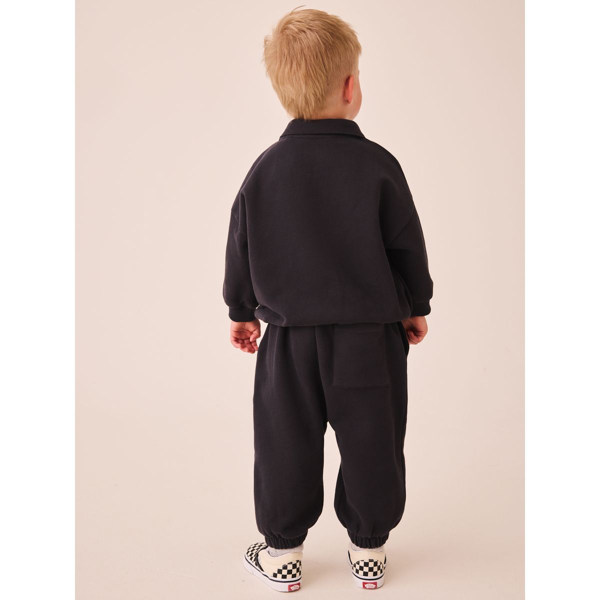 Sweat à col pressionné et pantalon de jogging gris anthracite, NEXT