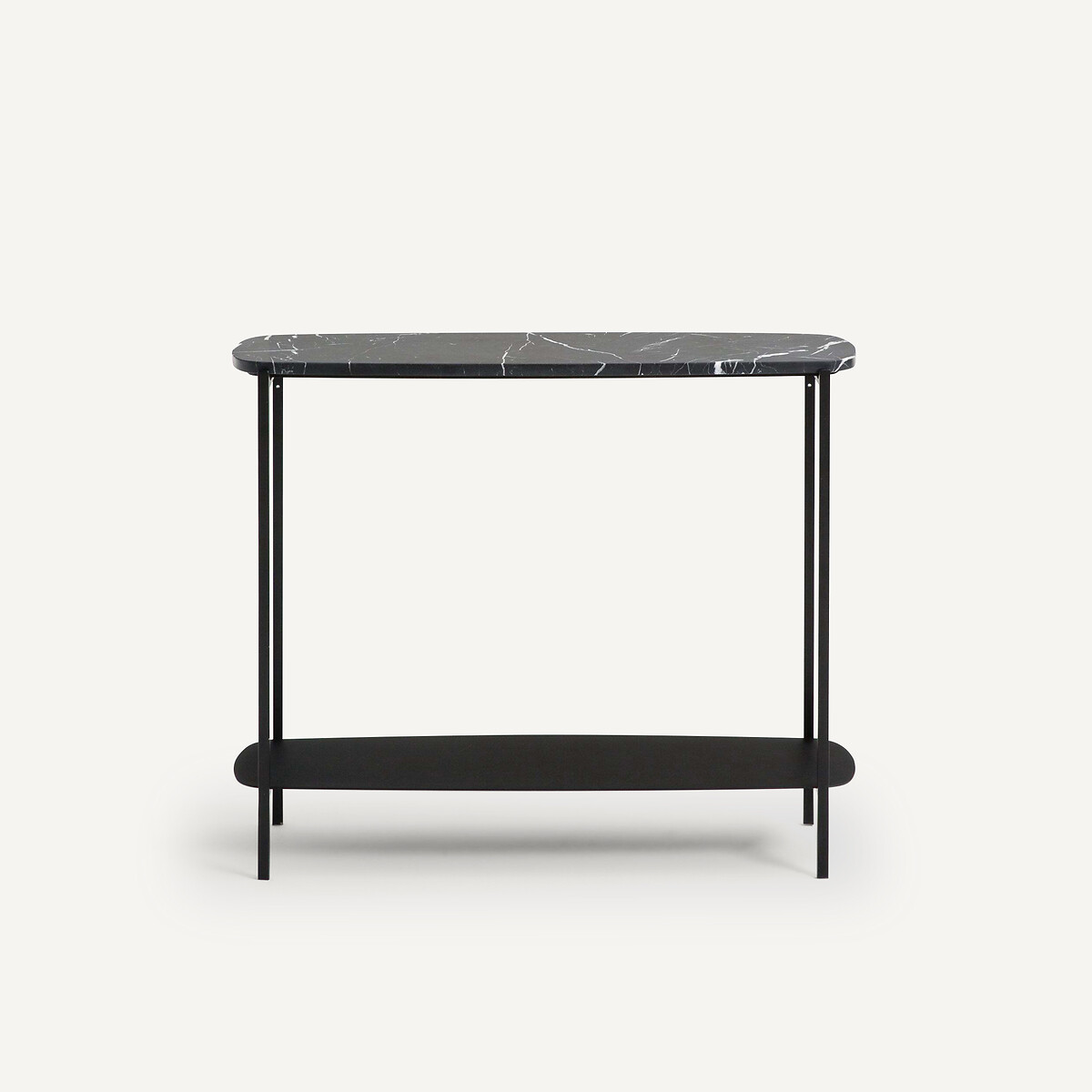 Console organique marbre, Arambol marbre noir, AM.PM