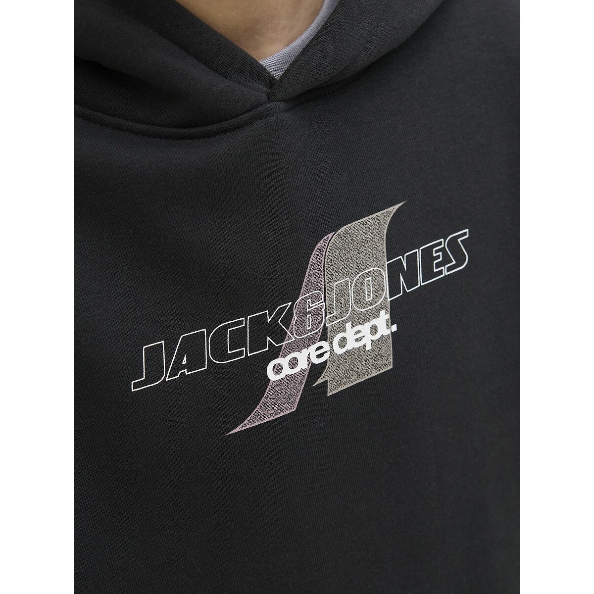 Sweat capuche noir, JACK & JONES JUNIOR