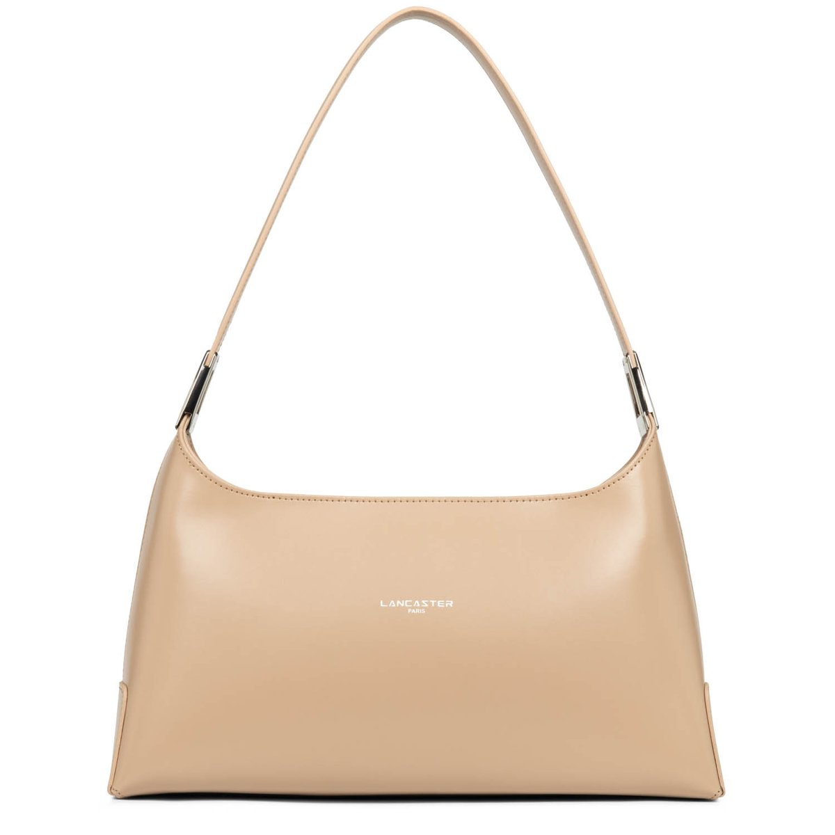 Grand sac rectangle, Made in France SUAVE ACE beige foncé, LANCASTER
