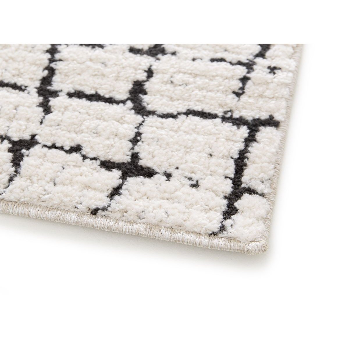 Tapis poils poils courts style contemporain, NEBULIA beige, BOBOCHIC