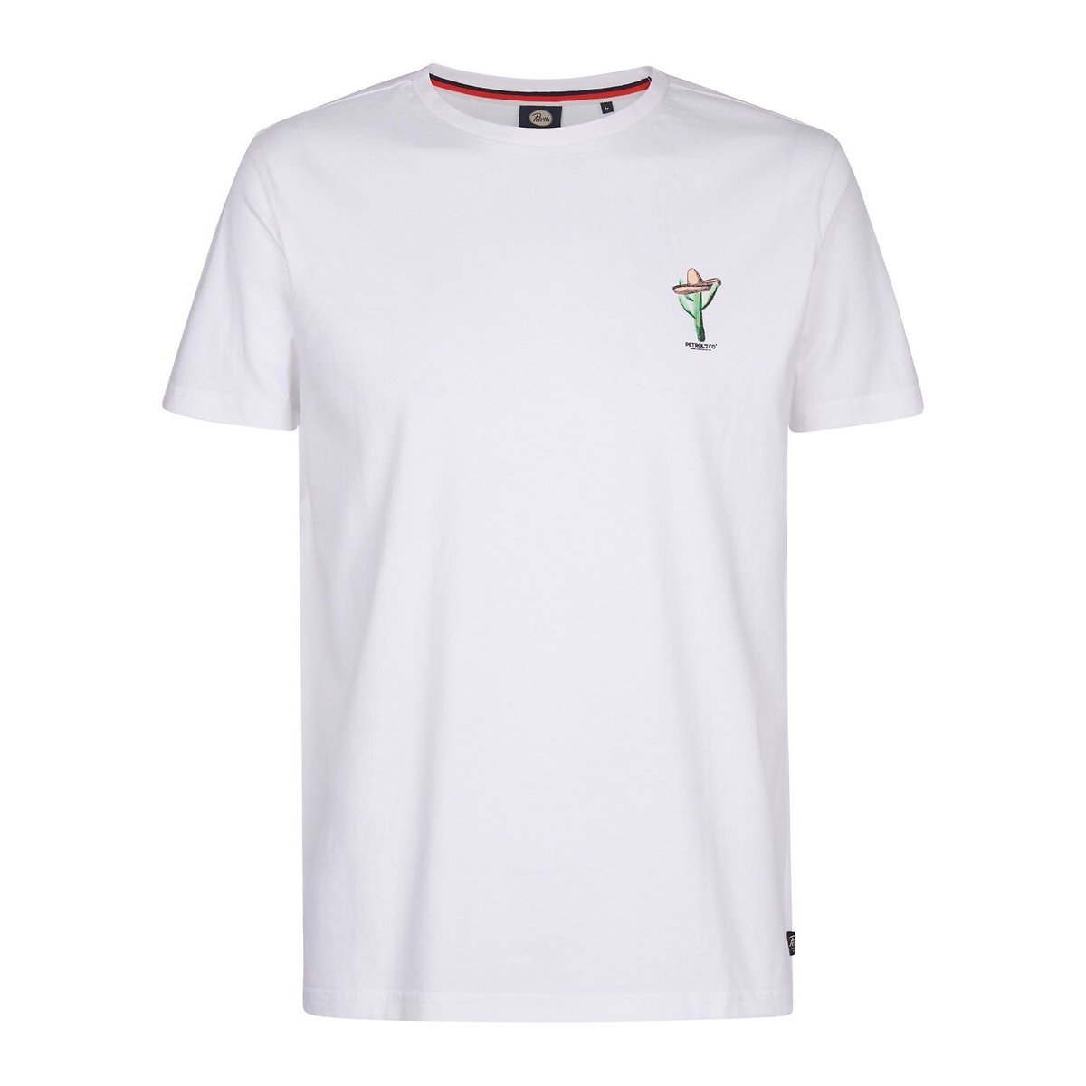 T-shirt manches courtes blanc, PETROL INDUSTRIES