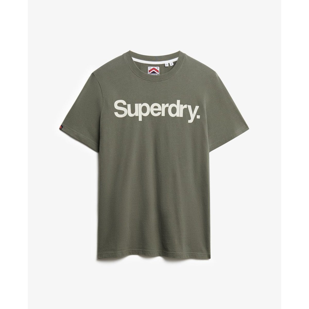 T-shirt Core Logo kaki foncé, SUPERDRY