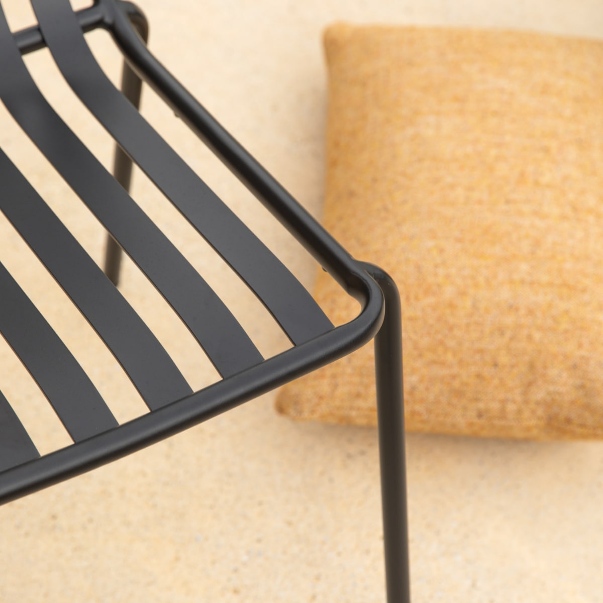 Chaise de jardin en Métal, GABY noir, TIKAMOON