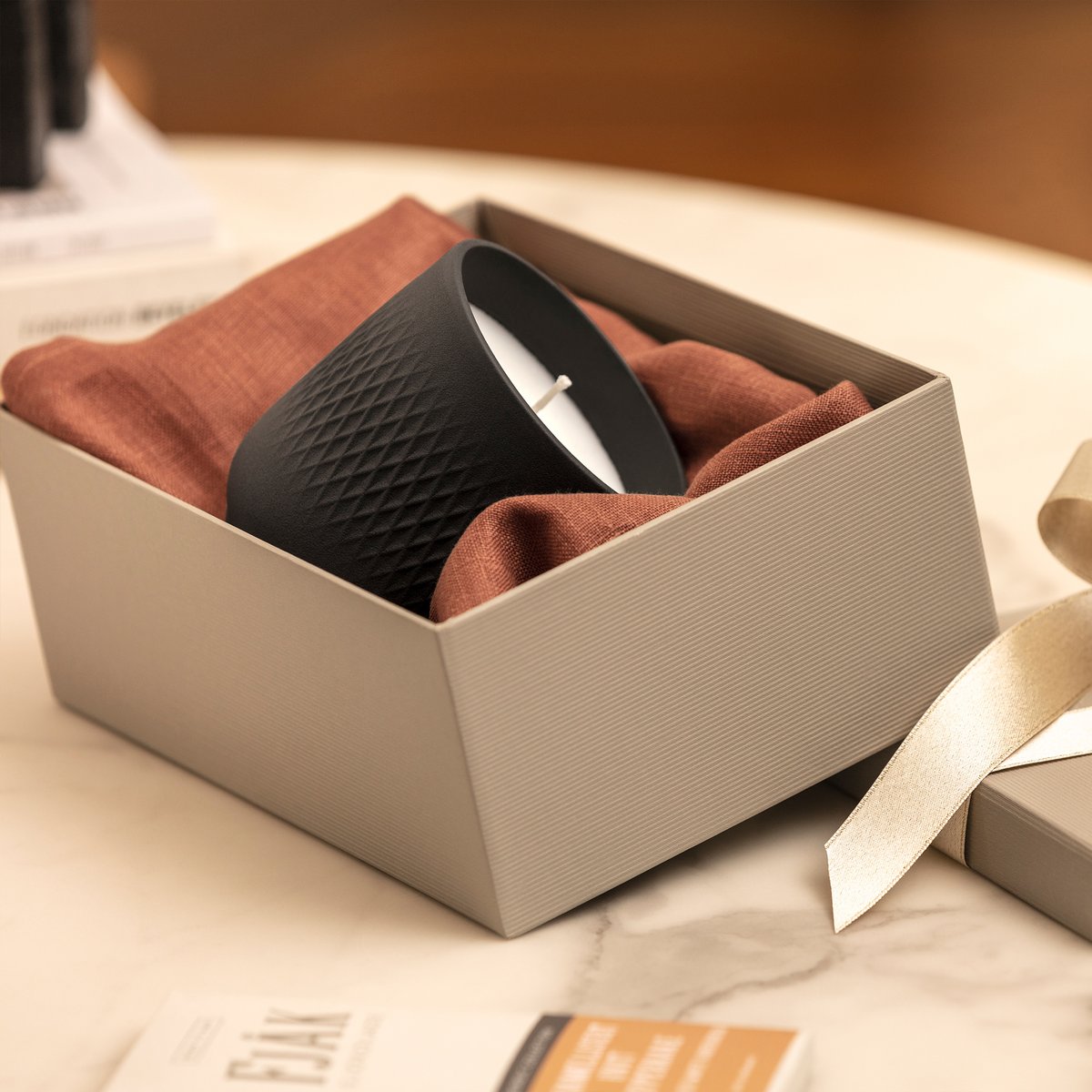 Bougie Parfumée Carre Passion MANUFACTURE noir, VILLEROY & BOCH