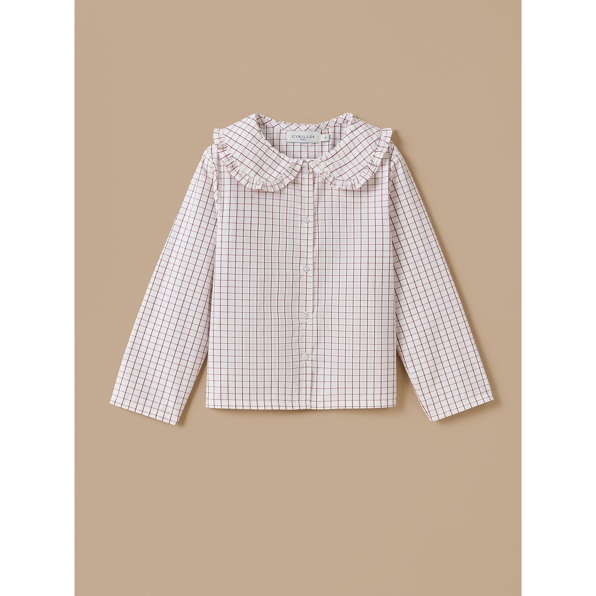 Pyjama à carreaux cerise, CYRILLUS
