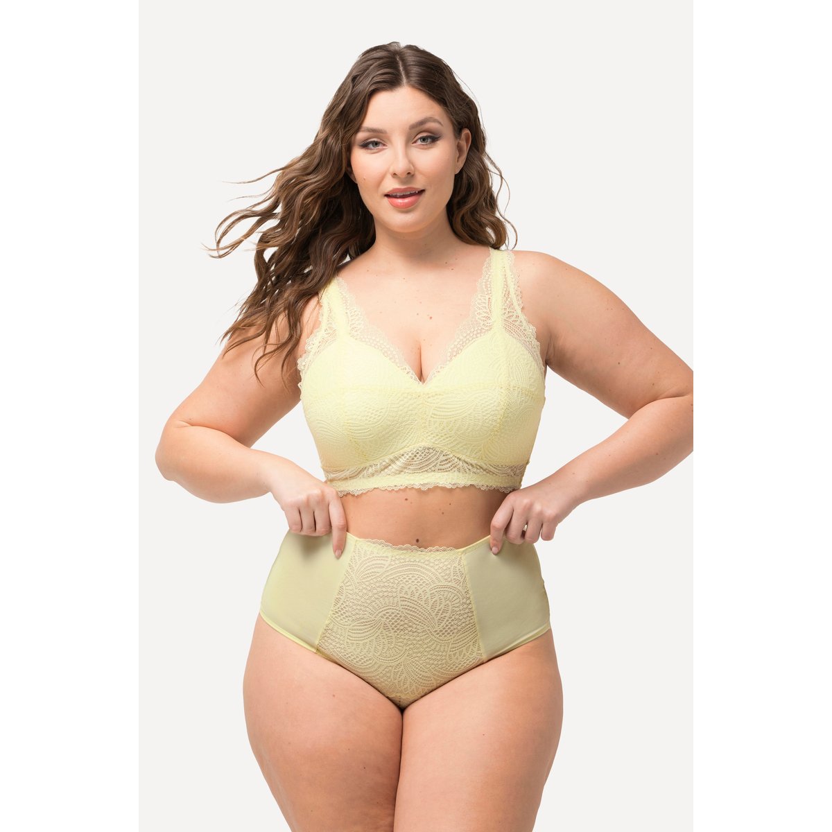 Culotte maxi en microfibres jaune clair, ULLA POPKEN
